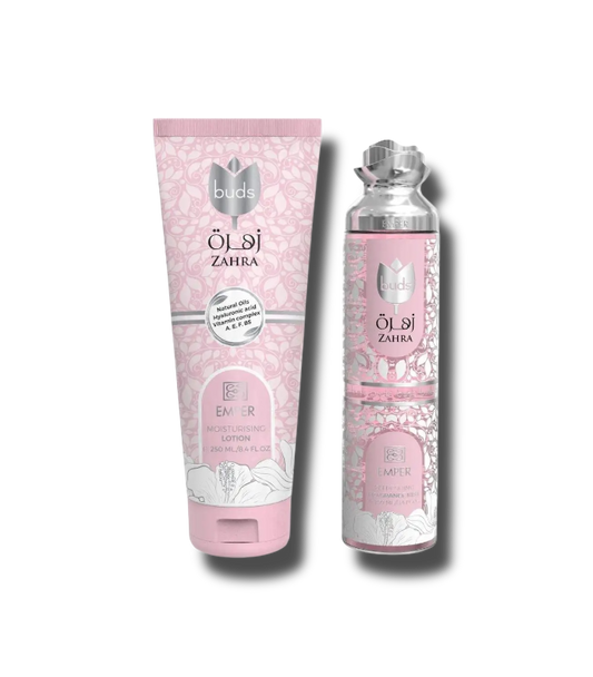 Emper Buds Zahra 250ml/6.8oz Fragrance Mist + Moisturising Lotion Women