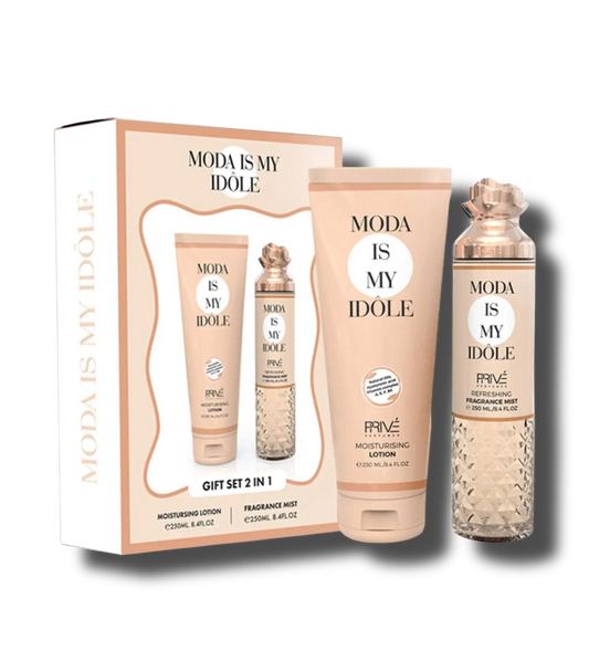 Emper Moda Is My Idole Set 250ml/6.8oz Colonia + Locion Hidratante Women